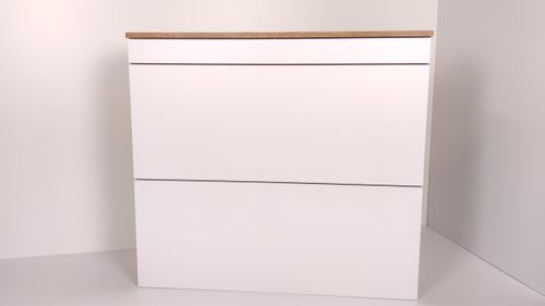 Szafka na buty Arles DOTYK 100 korpus: Dąb Złoty Craft / fronty: Biały na Arena.pl