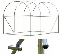 tunel foliowy 2x3m konstrukcja stelaz 200 x 300 cm