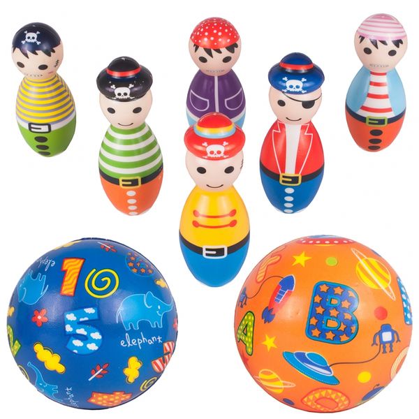 Kręgle Piankowe Bowling Dla Maluch Piraci zdjęcie 8