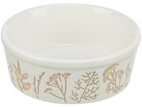 TRIXIE Miska ceramiczna dla psa na karmę wodę ciężka roślinny wzór 1,2 L