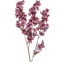 Gałązka ozdobna x3 burgund