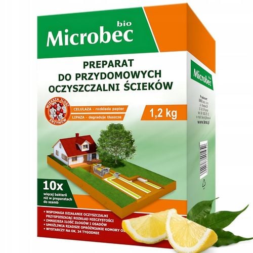 MICROBEC BIO Aktywator Do SZAMBA 10 X WIĘCEJ AKTYWNYCH BAKTERII 1,2 kg na Arena.pl