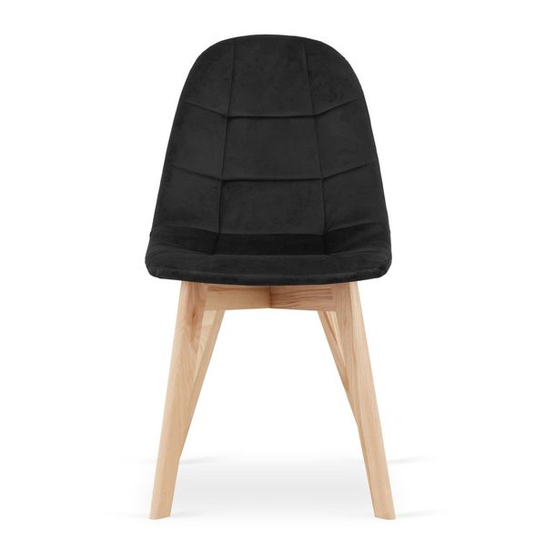 Krzesło BORA - czarny aksamit x 2 zdjęcie 3