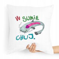 Poduszka Zabawny Prezent Facet W Sumie Ch*J Z Nadrukiem Ze Zdjęciem