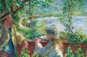 Plakat 60x40cm Near the Lake,Pierre-Auguste Renoir do Salonu