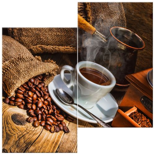 Obraz Płótno 60X60 Świat  Kawosza na Arena.pl