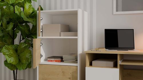 Komoda ALMA Front DĄB ARTISAN Korpus BIEL na Arena.pl