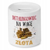 Dla Detalingowca Skarbonka Na Urodziny Prezent Z Nadrukiem Ze Zdjęciem
