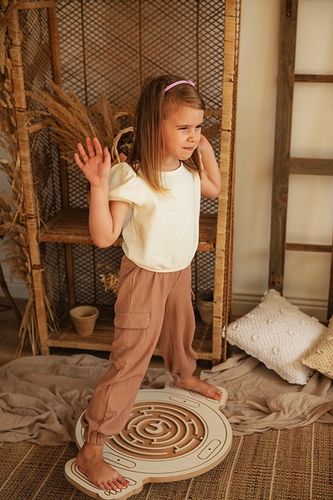 Dysk Balansowania dla dzieci balansujący DREWNIANY CERTYFIKOWANY na Arena.pl