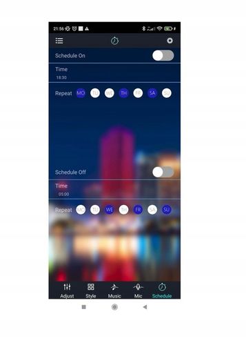 Taśma LED 6M RGB 5050 Bluetooth APLIKACJA MOBILNA Pilot Czujnik Muzyki na Arena.pl