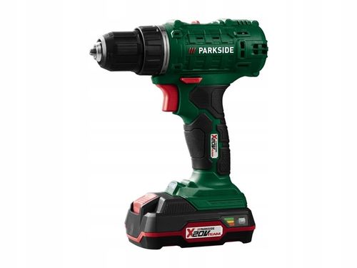PARKSIDE Akumulatorowa Wiertarkowkrętarka PBSSA 20-Li A1, 20 V z AKU + na Arena.pl