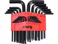 STERG KLUCZE IMBUSOWE KOMPLET KLUCZY IMBUSOWYCH IMBUSÓW IMBUSY ZESTAW 25szt