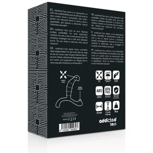 addicted toys stymulator prostaty czarny anatomiczny 11,3 cm na Arena.pl