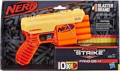 NERF ALPHA STRIKE FANG QS-4 E6973 + OPASKA + CELE na Arena.pl