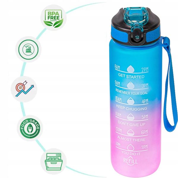 BUTELKA RAINBOW 1L NR:7925 zdjęcie 6