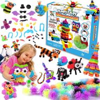 MEGA ZESTAW RZEPY CZEPY KLOCKI KREATYWNE KULKI KOLOROWE 940 XXXL PREZENT