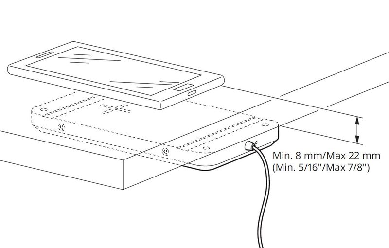 Ładowarka indukcyjna pod blat ukryta Sjomarke IKEA - Arena.pl