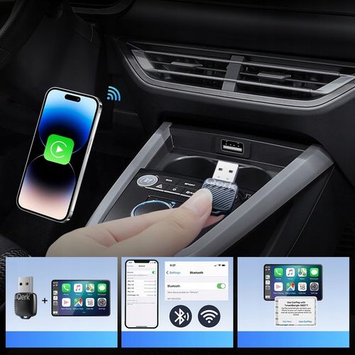 Super Adapter Android Auto Bezprzewodowy Wifi 6 Bluetooth 5.4 USB c na Arena.pl