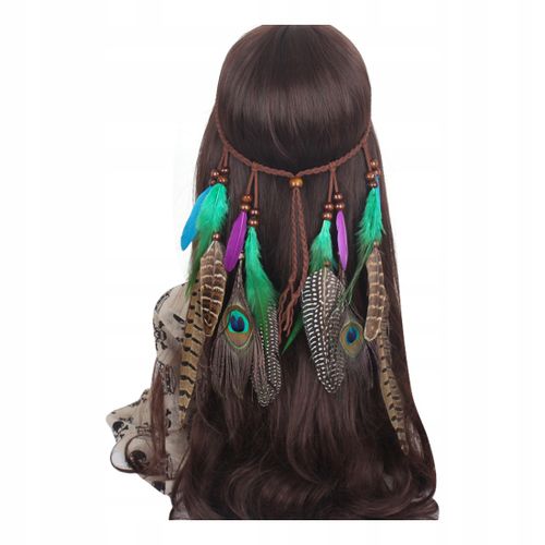 Pióropusz OPASKA do Włosów PAW Piórka A4 na Arena.pl