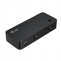 Hub USB i-tec USB-C/USB-A Universal KVM HUB + USB-C PowerIn 15W max