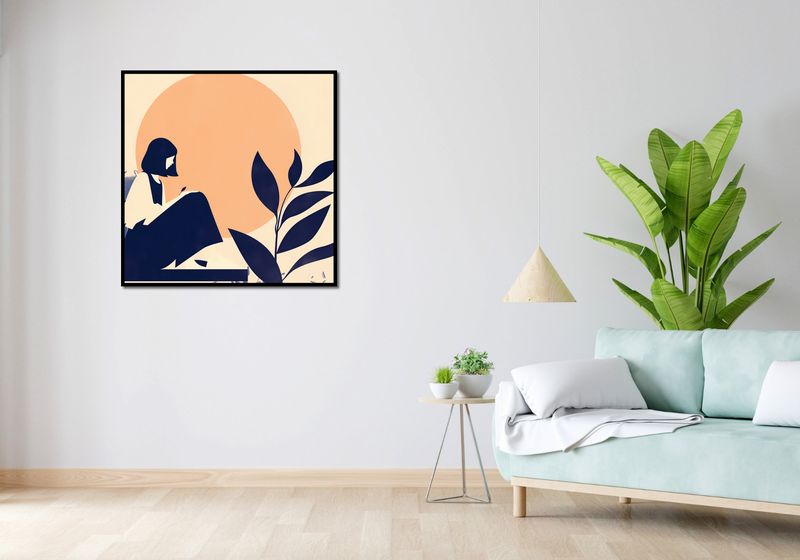 Plakat 90x90cm Kontemplacja zdjęcie 4