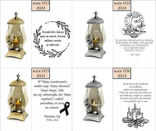 ZNICZ z różą GRAWER KAPLICZKA personalizowany napis dedykacja DLA BRATA na Arena.pl