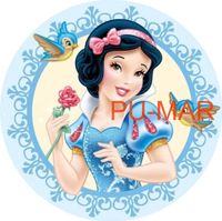 Opłatek na tort Księżniczka Śnieżka Aurora Zosia Bella Kopciuszek