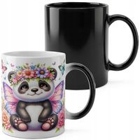 KUBEK MAGICZNY 330ML DRUK - ZWIERZĘTA PANDA