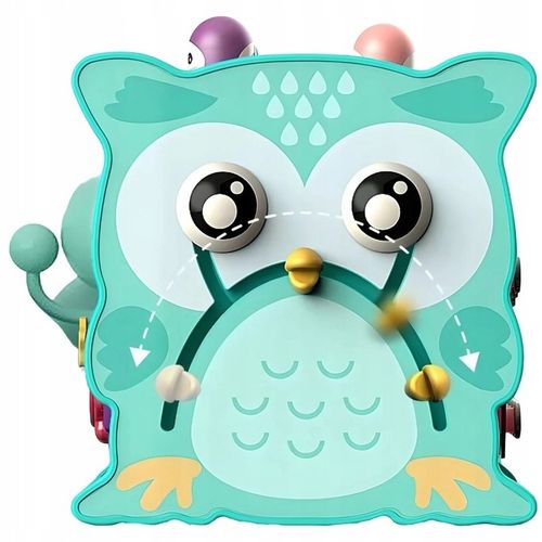 MAGICZNA EDUKACYJNE PUDEŁKO WBIJAK ZEGAR SÓWKA MŁOTEK na Arena.pl