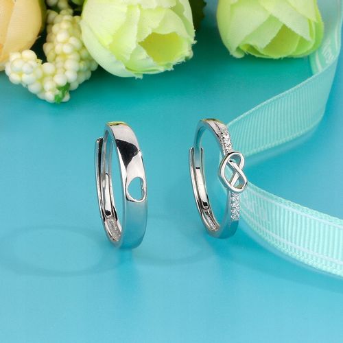 Srebrne OBRĄCZKI ŚLUBNE STAL PARA Regulowane r.UNI na Arena.pl