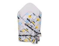 Rożek dla niemowląt z wiązaniem 2w1 usztywniany i miękki