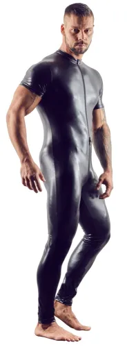 svenjoyment kombinezon męski czarny błyszczący 2xl z zamkiem na Arena.pl