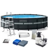 Basen ogrodowy stelażowy 549 x 132 cm 12w1 INTEX 26330