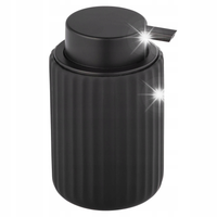 DOZOWNIK do mydła BELLUNO ceramika czarny 300 ml