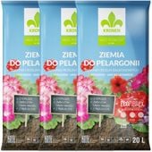 ZIEMIA DO PELARGONII SURFINII BEGONII PETUNII BRATKÓW balkonowych 60L