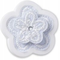 Crocs Przypinka Charms Ozdoba Pin Do Butów Jibbitz Elegant White Floral 2