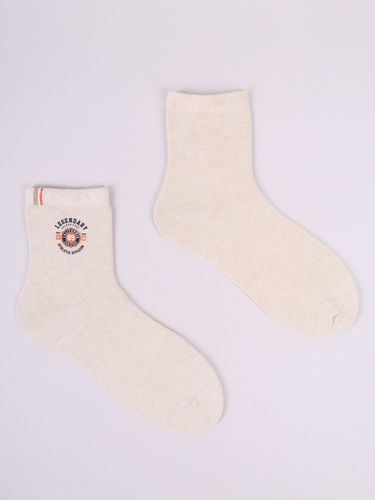 Skarpety dziecięce chłopięce bawełniane z napisem 3PAK 23-26 YOCLUB na Arena.pl