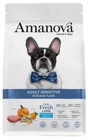 Zdrowa karma hipoalergiczna dla psa - Amanova Sensitive 65% JAGNIĘCINA 2kg