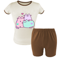 Krótka Piżama dziecięca Pusheen - Kotek