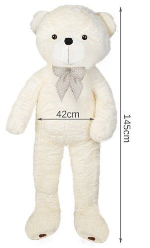 Miś Pluszowy 145 Cm - Biały na Arena.pl