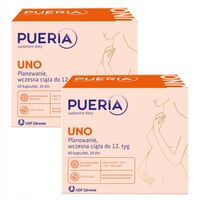 2x PUERIA UNO planowanie + ciąża do 12 tyg 60 kapsułek