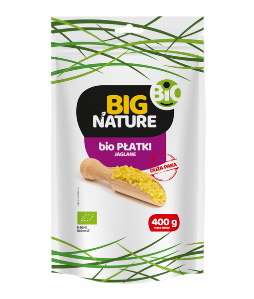 Płatki jaglane bio 400g zdjęcie 1