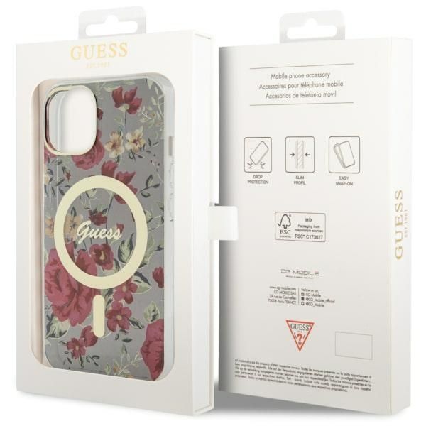 Etui Guess do iPhone 15 Plus, iPhone 14 Plus, Zielony, MagSafe zdjęcie 8