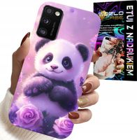 ETUI DO SAMSUNG GALAXY A41 - SŁODKA PANDA WZORY DLA DZIECI + SZKŁO
