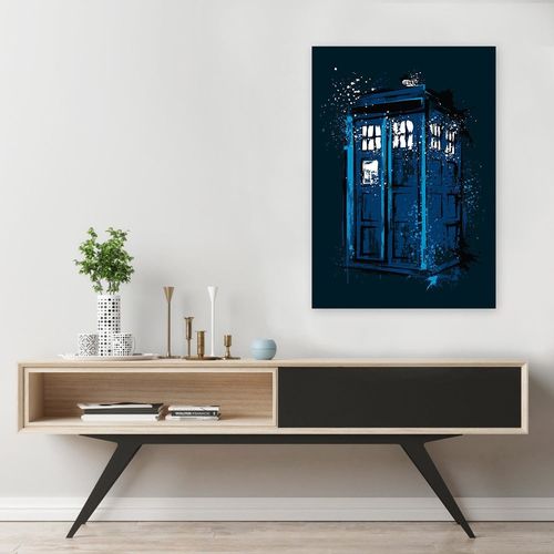 Deco Panel, Niebieska budka telefoniczna 40x60 na Arena.pl