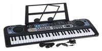 Keyboard Organy MQ-6119L z podświetlanymi klawiszami i zasilaczem