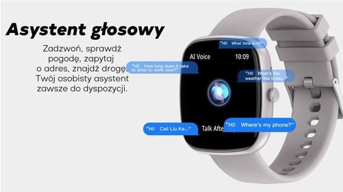 smartwatch damski gravity gt18-2 różowy pasek silikonowy + biały pasek na Arena.pl