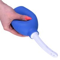 GRUSZKA DO LEWATYWY Wygodna Końcówka SEX ANAL Niebieski