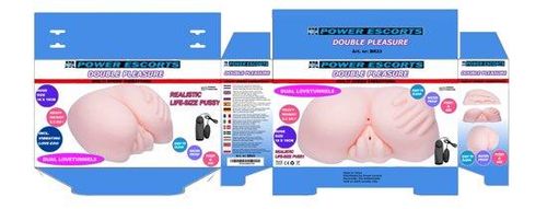 Double Pleasure Flesh 2.2 Kg Vibrating Big Masturbator na Arena.pl
