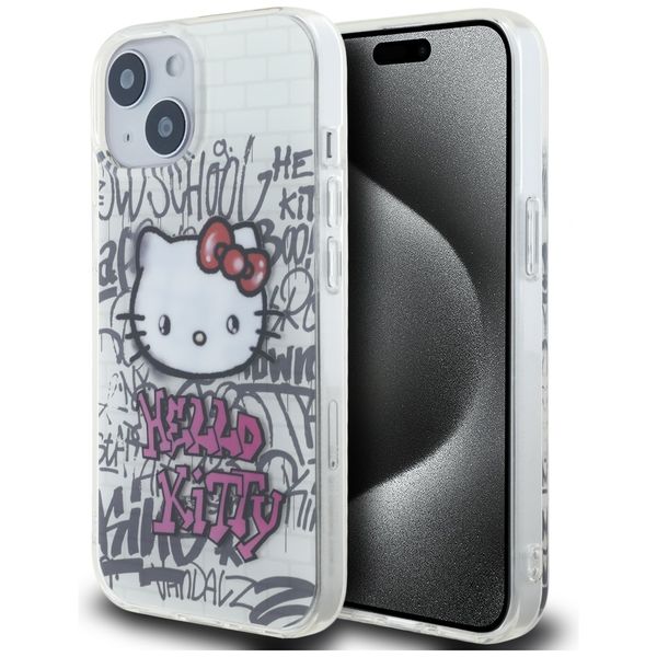 Etui Hello Kitty do iPhone 15, iPhone 14, iPhone 13, Biały zdjęcie 1